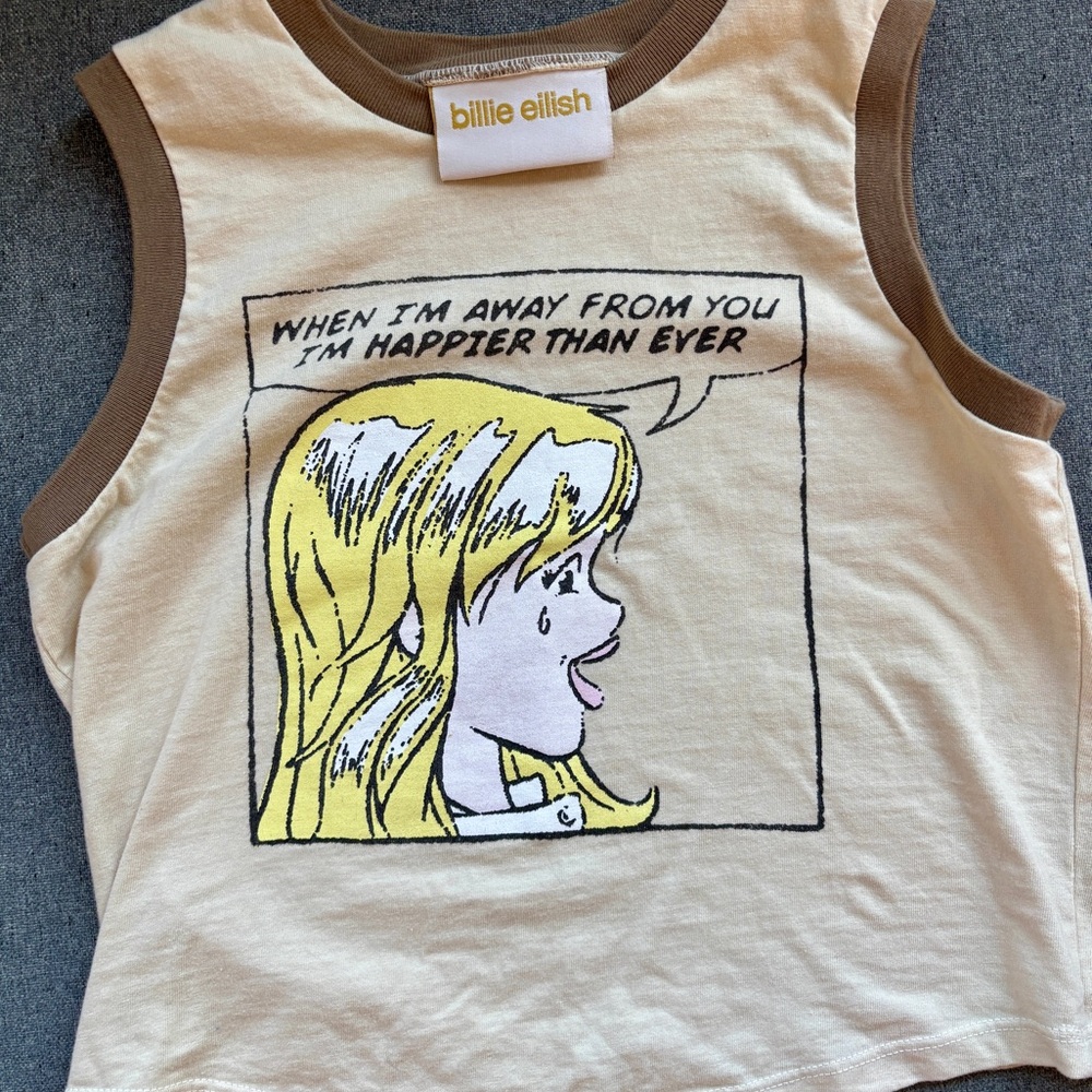 Billie Eilish Get Away From Me Ringer Tank